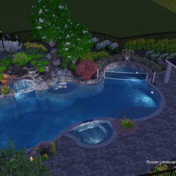 3D Pool Design 6 | Rowan Landscape and Pools