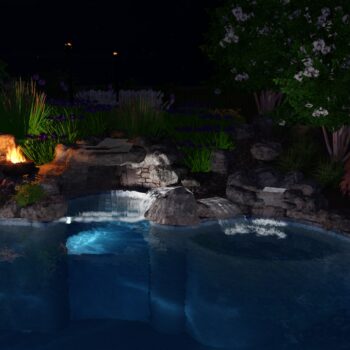 3D Pool Design 4 | Rowan Landscape and Pools