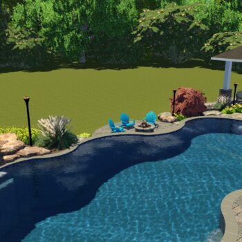 3D Pool Design | Rowan Landscape and Pools