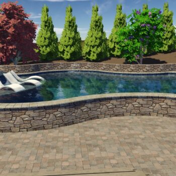 3D Pool Design 5 | Rowan Landscape and Pools
